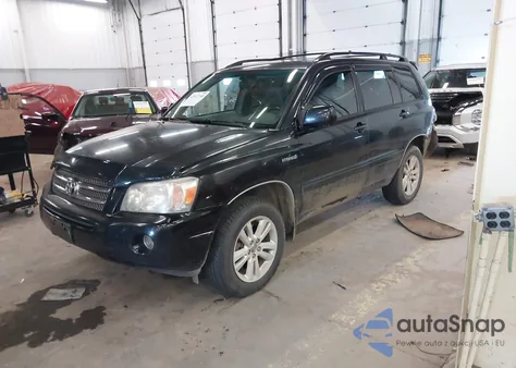2006 Toyota Highlander Hybrid V6 z USA, uszkodzony, nr VIN JTEDW21A460012255